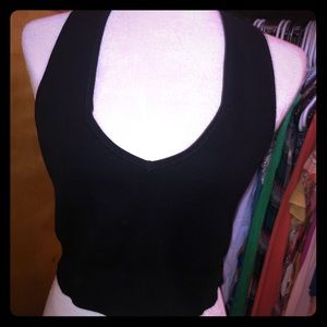 NWT Express Black Crop Top